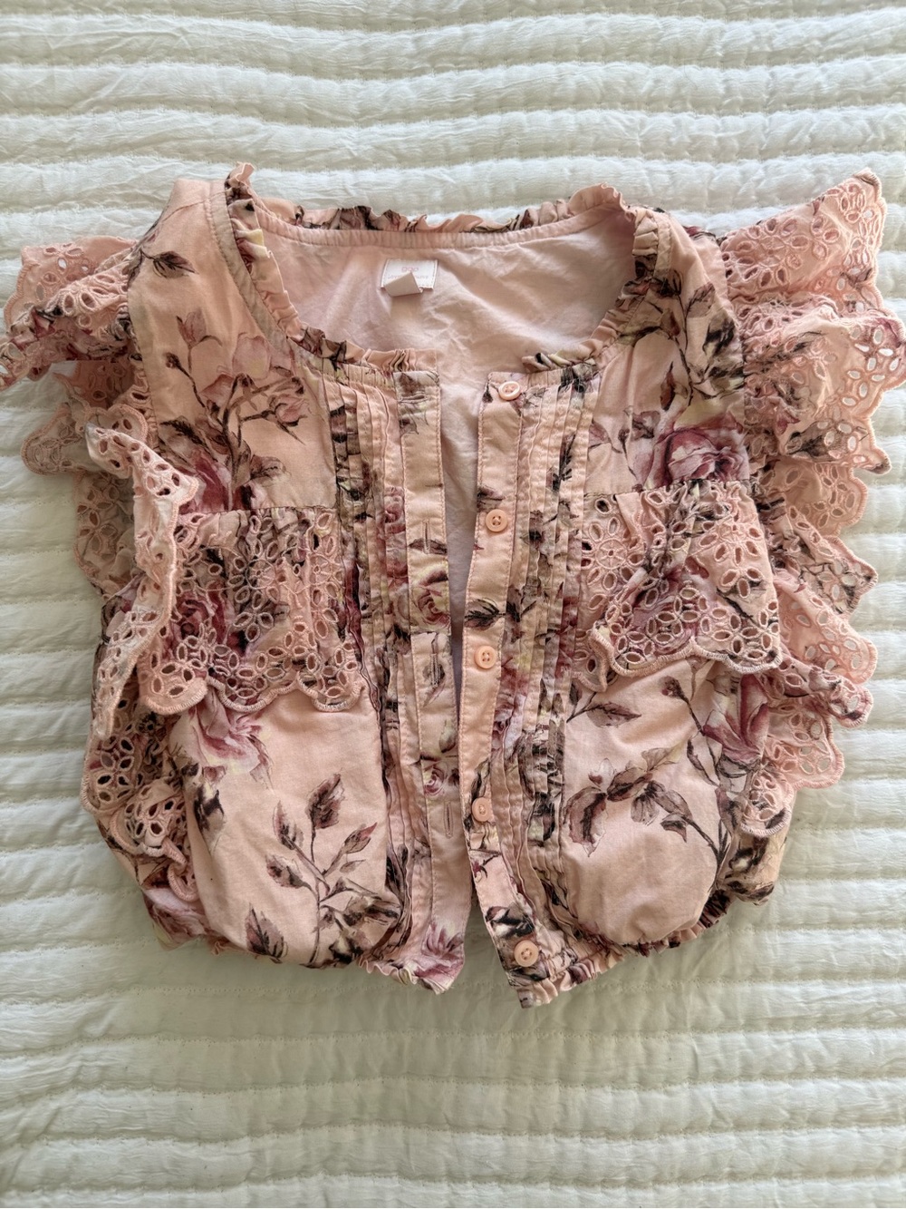 gap x love shack fancy girls top size large - Picture 2 of 4